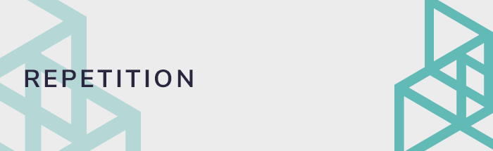 Repetition and web design