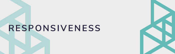 Responsiveness and web design